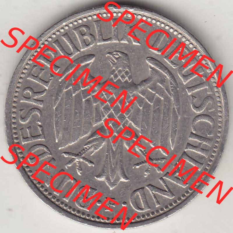 BRD Münzen 1 DM, Umlaufmünze 1950-2001, 1 DM Deutsche Mark, 1973 F-1 (1) Sammlung