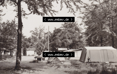 Alte Fotos von Ostseebad Graal-Müritz in Mecklenburg-Vorpommern 1975, Zeltplatz. Alter und echter original Foto-Abzug aus einer... Sammlung