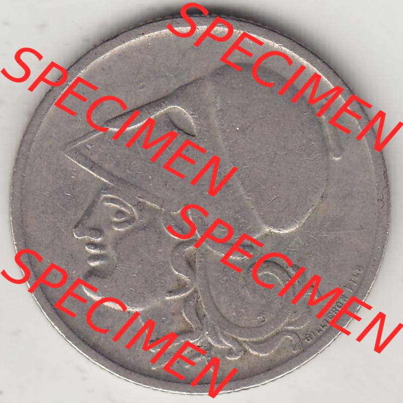 Münzen Griechenland Eurovorläufer, Umlaufmünze vor Euroeinführung 1926-1926, 1 Drachme, Mia Apaxmh 1926-1 (2) Sammlung