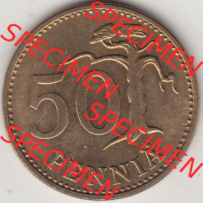 Münzen Finnland / SUOMI Eurovorläufer, Umlaufmünze vor Euroeinführung 1978-1978, Stempelglanz 1963-1990, 50 Penny 1978-1. Rückseite einer Münze... Sammlung