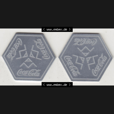 Alte Wertmarken Allgemein Limonaden-Marke Coca-Cola. Vorderseite und Rückseite auf einen digitalen Bild einer Wertmarke. Das digitale Bild der Wertmarke dürfen private Sammler für... Sammlung