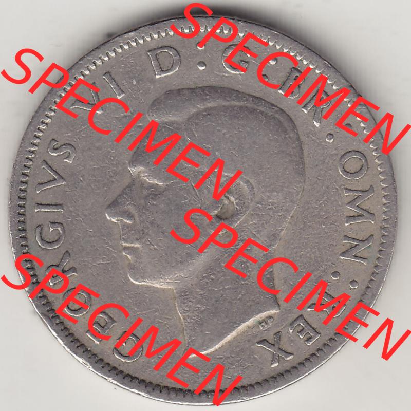 Alte Münzen Großbritannien Eurovorläufer, Umlaufmünze vor Euroeinführung 1947-1948, 2 Schilling-Florin, Two Shillings, 1948-3, George VI, GEORGIVS... Sammlung