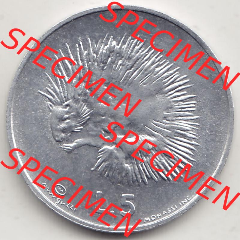Aus offiziellen Münzensatz / KMS 1974 San Marino vor Euro 1974-1974, 5 Lire, L.5 MINGUZZI MONASSI INC. (2) Sammlung