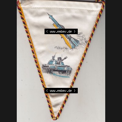 DDR Militär Sportverein ASV Vorwärts Leipzig. Rückseite vom Militär-Wimpel vom Armeesportvereinen in der DDR, als Katalog-Eintragung im online Wimpel-Katalog, nutze... Sammlung