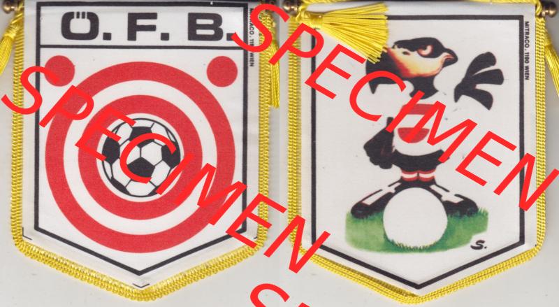 Internationaler Fußball Wimpel vom Österreichische Fußball-Bund – ÖFB ist die gemeinnützige Vereinigung der Landesverbände Österreichs und der Österreichischen... Sammlung